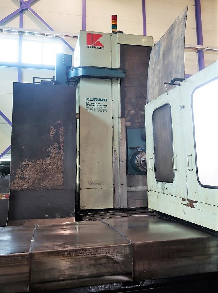 Kuraki-KBT-13A-CNC-5.12-Table-Type-Horizontal-Boring-Mill