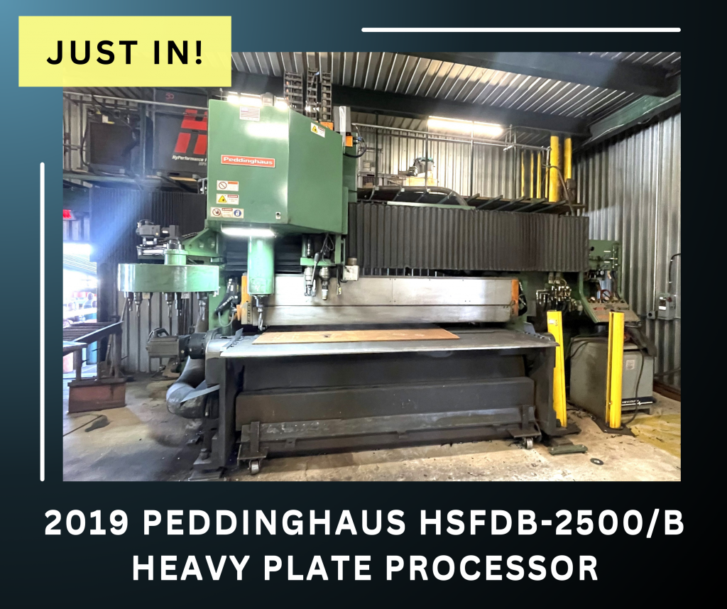 Just In – 2019 Peddinghaus HSFDB-2500/B Heavy Plate Processor