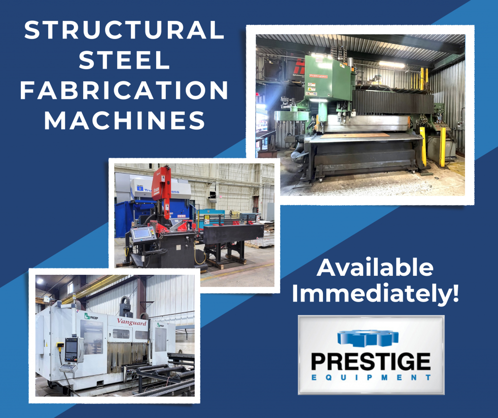 Structural Steel Fabrication Machines, Available Immediately!