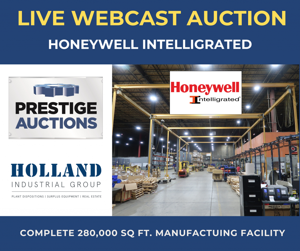 Upcoming Live Webcast Auction: Honeywell Intelligrated – Complete 280,000 SF Manufacturing Facility